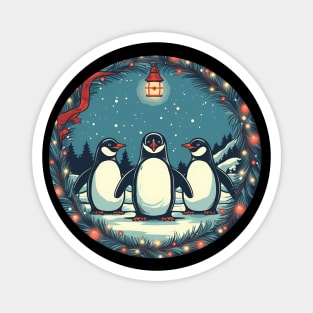 Penguin in Ornmament, Love Penguins Magnet